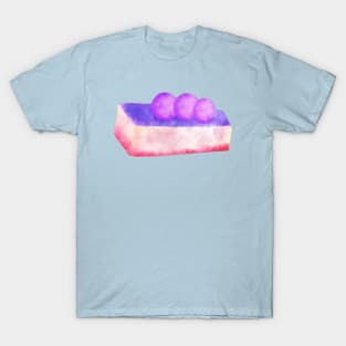 Delicious sweet cake with 3 grapes T-Shirt